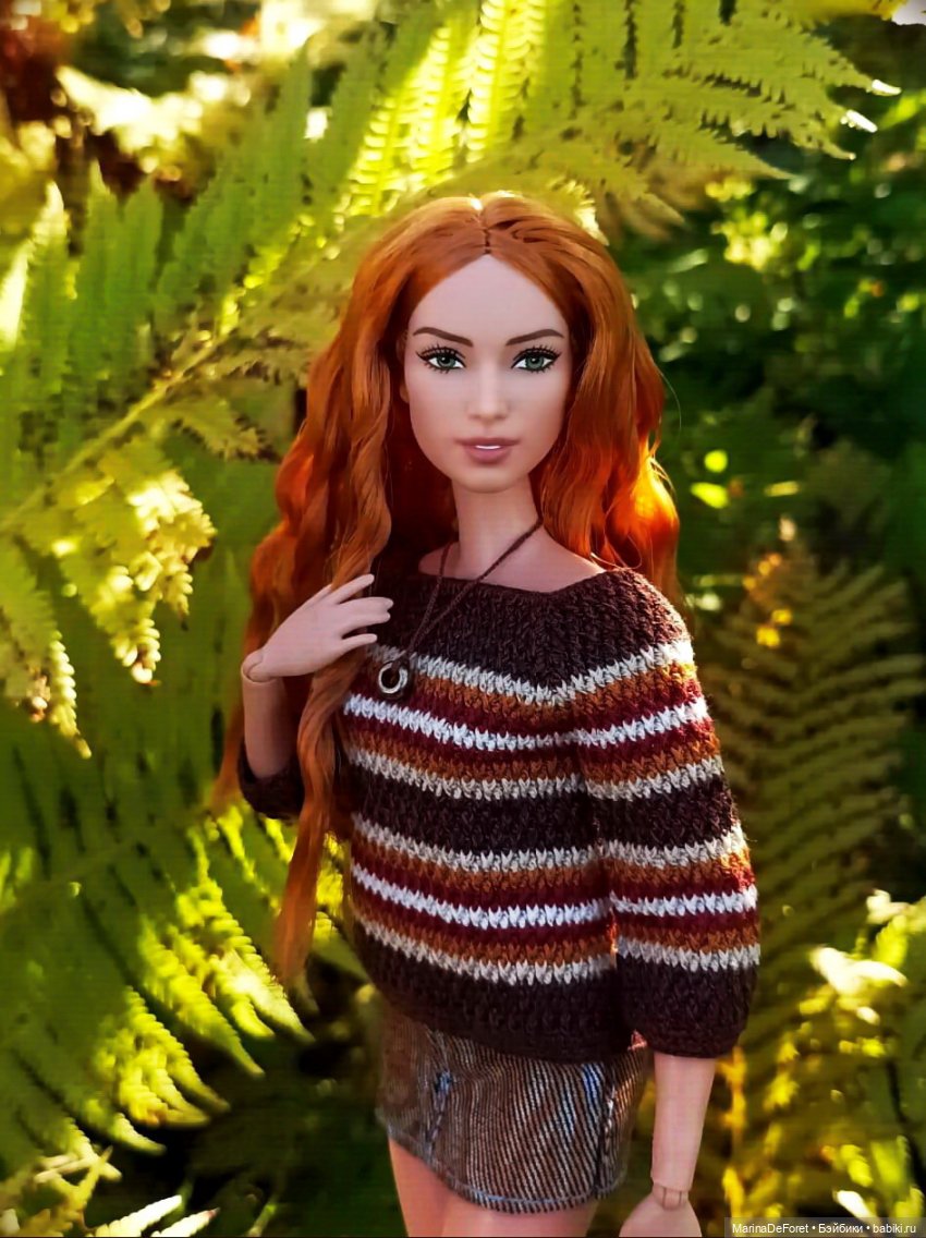 Вязаная одежда для кукол - часть седьмая - осень (фото 3)