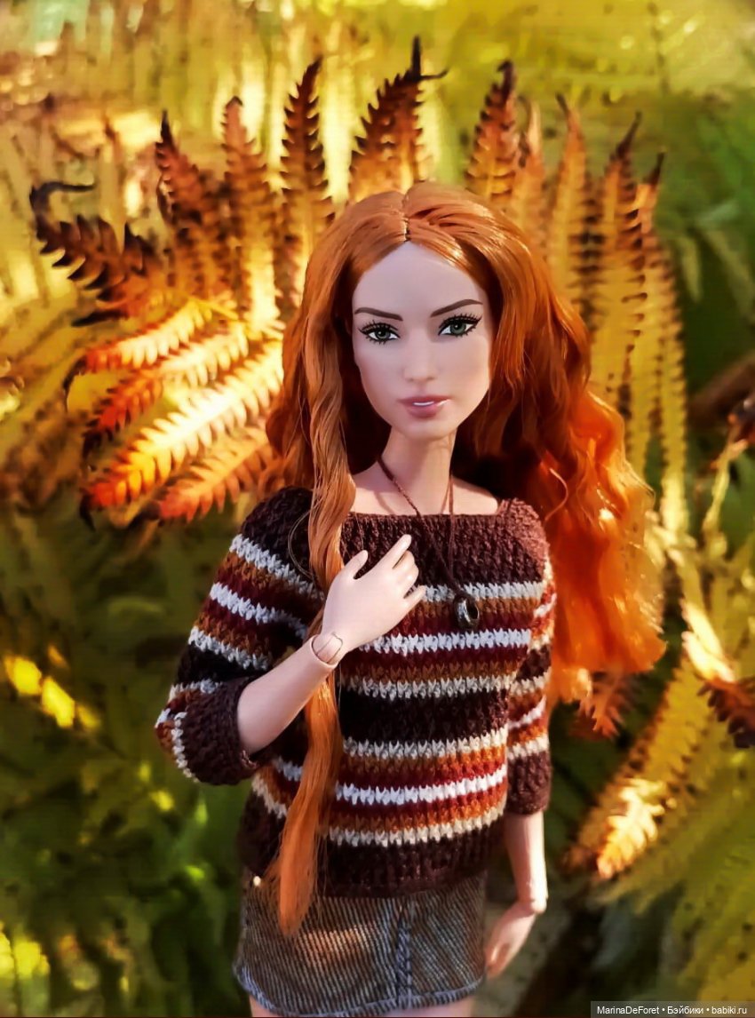 Вязаная одежда для кукол - часть седьмая - осень (фото 4)