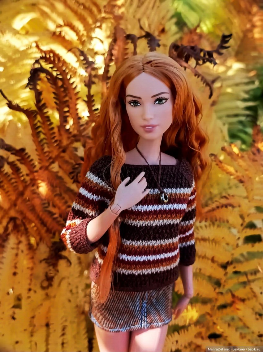 Вязаная одежда для кукол - часть седьмая - осень (фото 2)