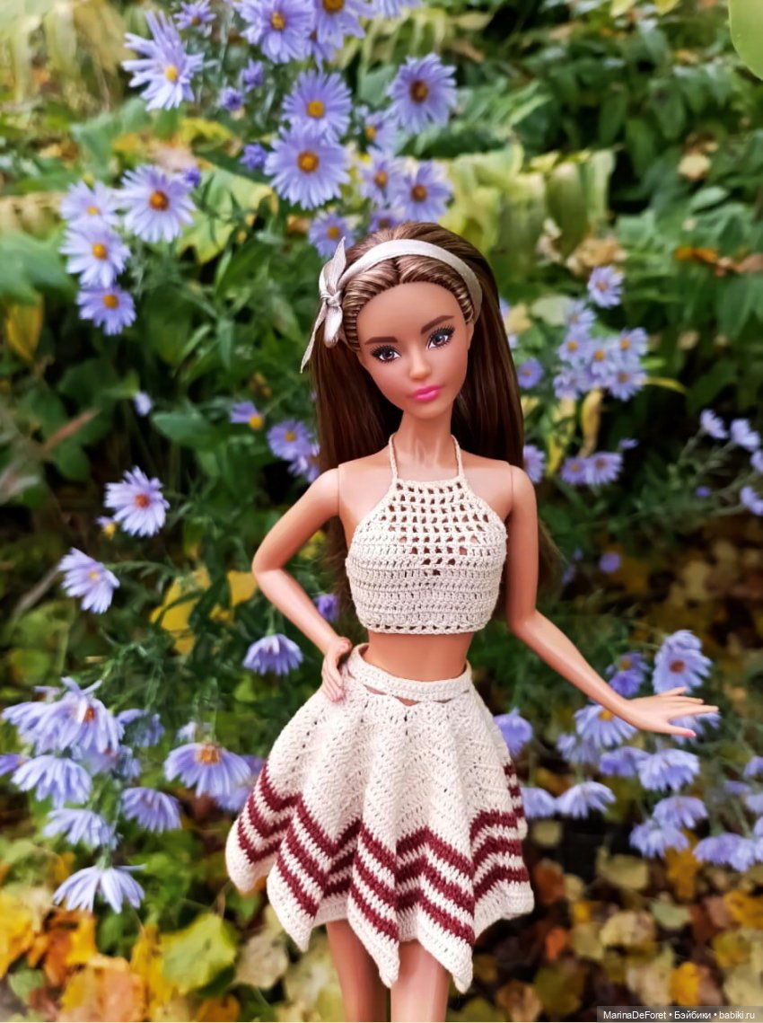 Вязаная одежда для кукол - часть седьмая - осень