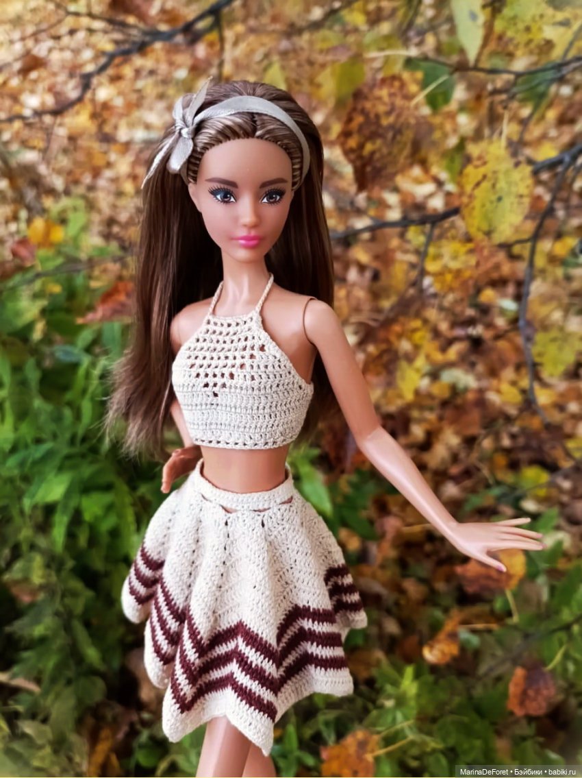 Вязаная одежда для кукол - часть седьмая - осень