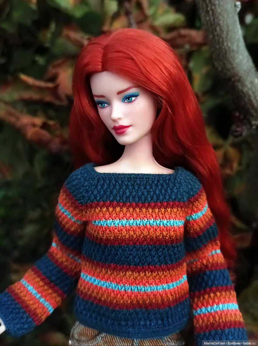 Вязаная одежда для кукол - часть седьмая - осень