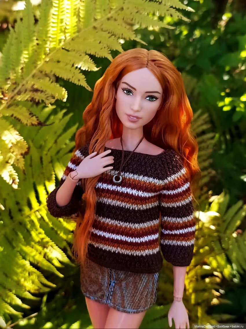 Вязаная одежда для кукол - часть седьмая - осень