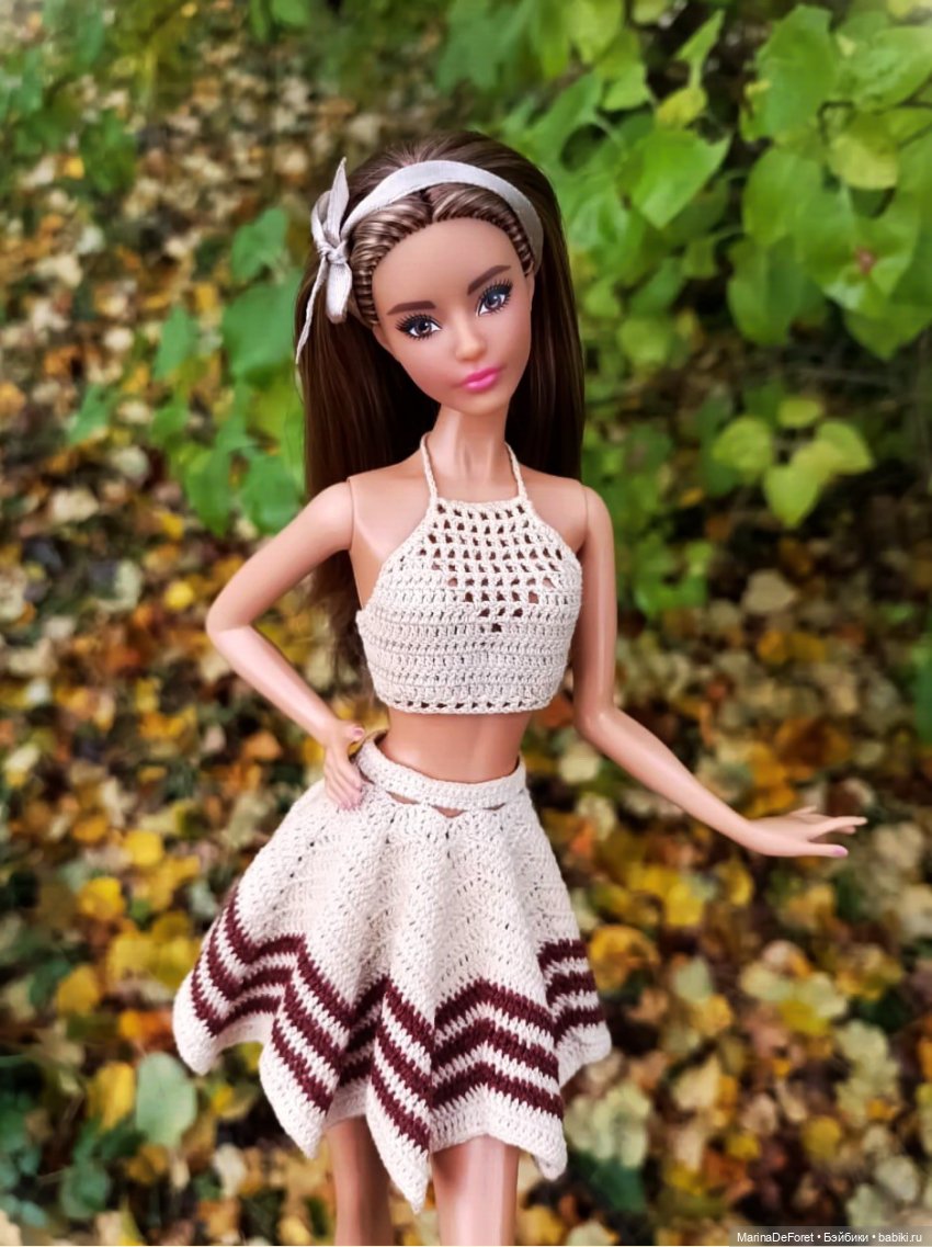 Вязаная одежда для кукол - часть седьмая - осень