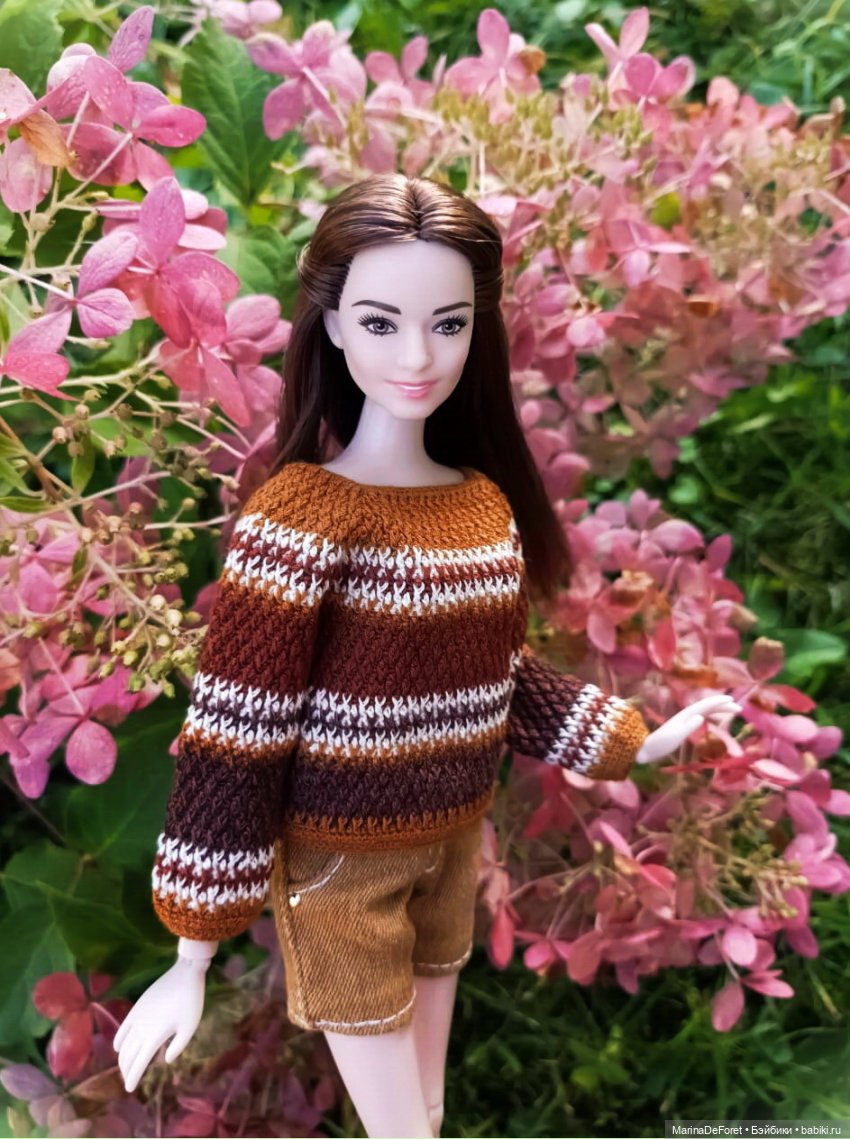 Вязаная одежда для кукол - часть седьмая - осень