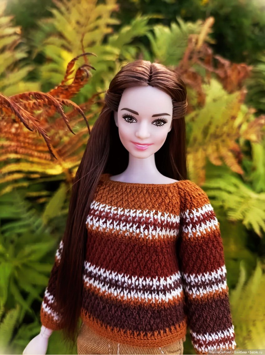 Вязаная одежда для кукол - часть седьмая - осень