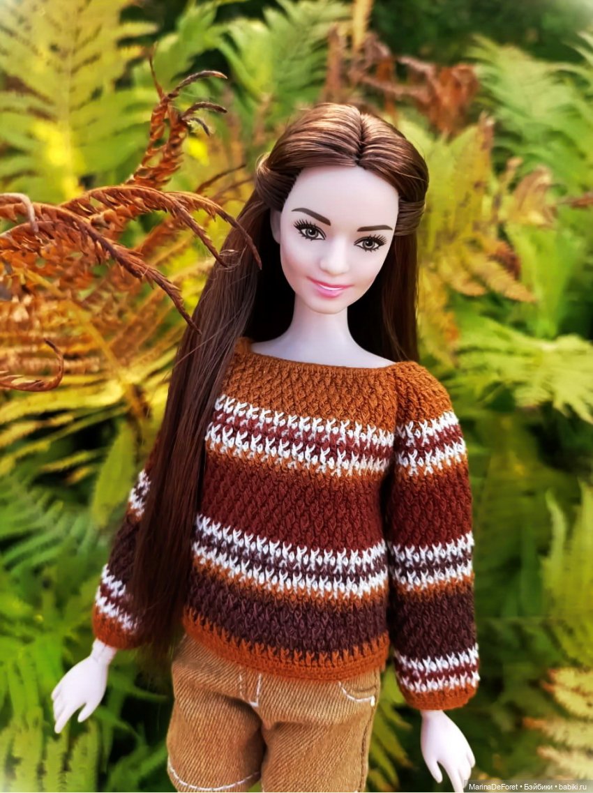 Вязаная одежда для кукол - часть седьмая - осень