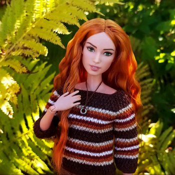 Вязаная одежда для кукол - часть седьмая - осень