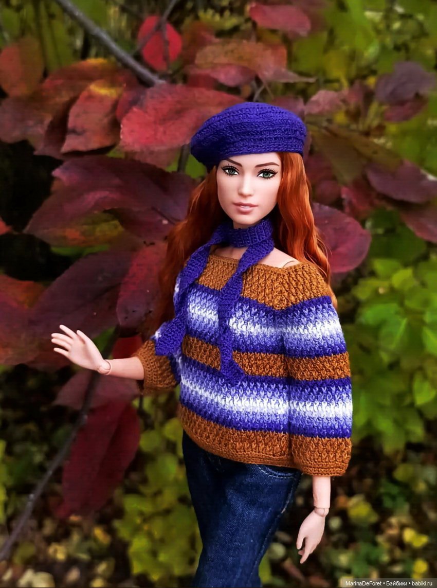Вязаная одежда для кукол - часть восьмая - осень 2025