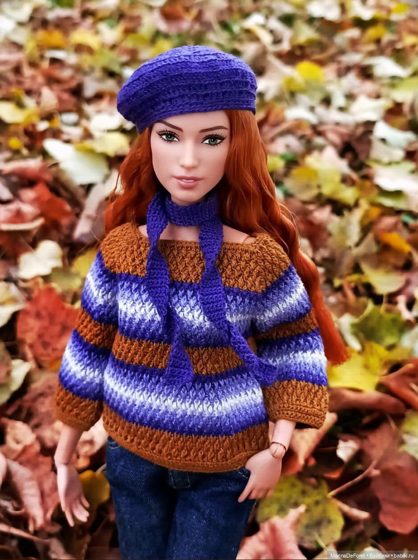 Вязаная одежда для кукол - часть восьмая - осень 2025