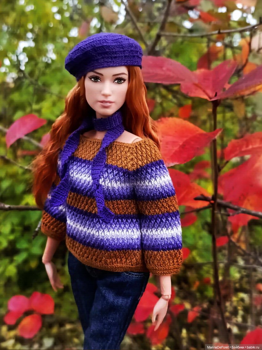Вязаная одежда для кукол - часть восьмая - осень 2025 (фото 9)