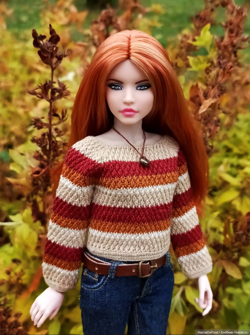 Вязаная одежда для кукол - часть восьмая - осень 2025