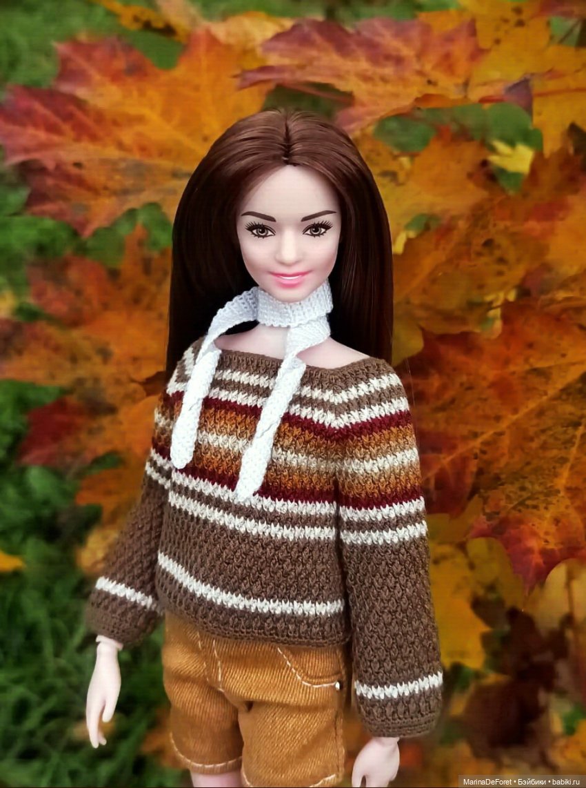 Вязаная одежда для кукол - часть восьмая - осень 2025 (фото 8)