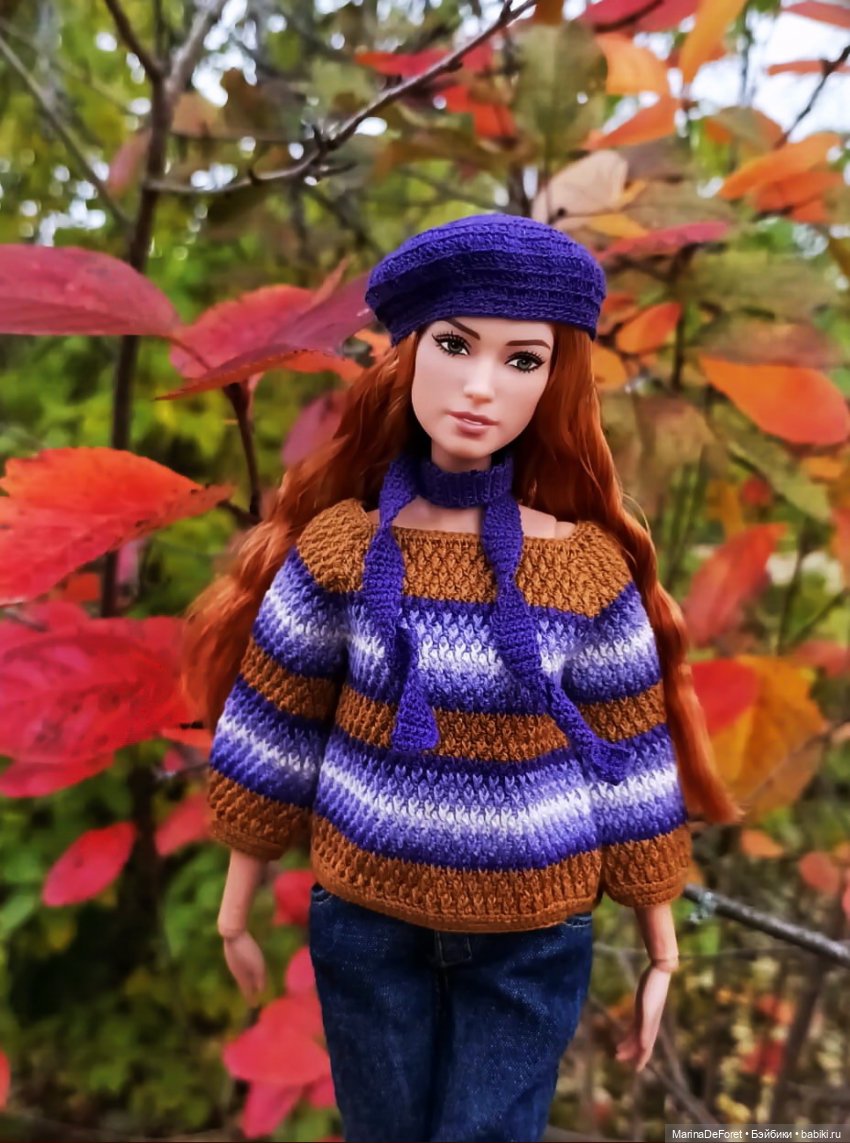 Вязаная одежда для кукол - часть восьмая - осень 2025