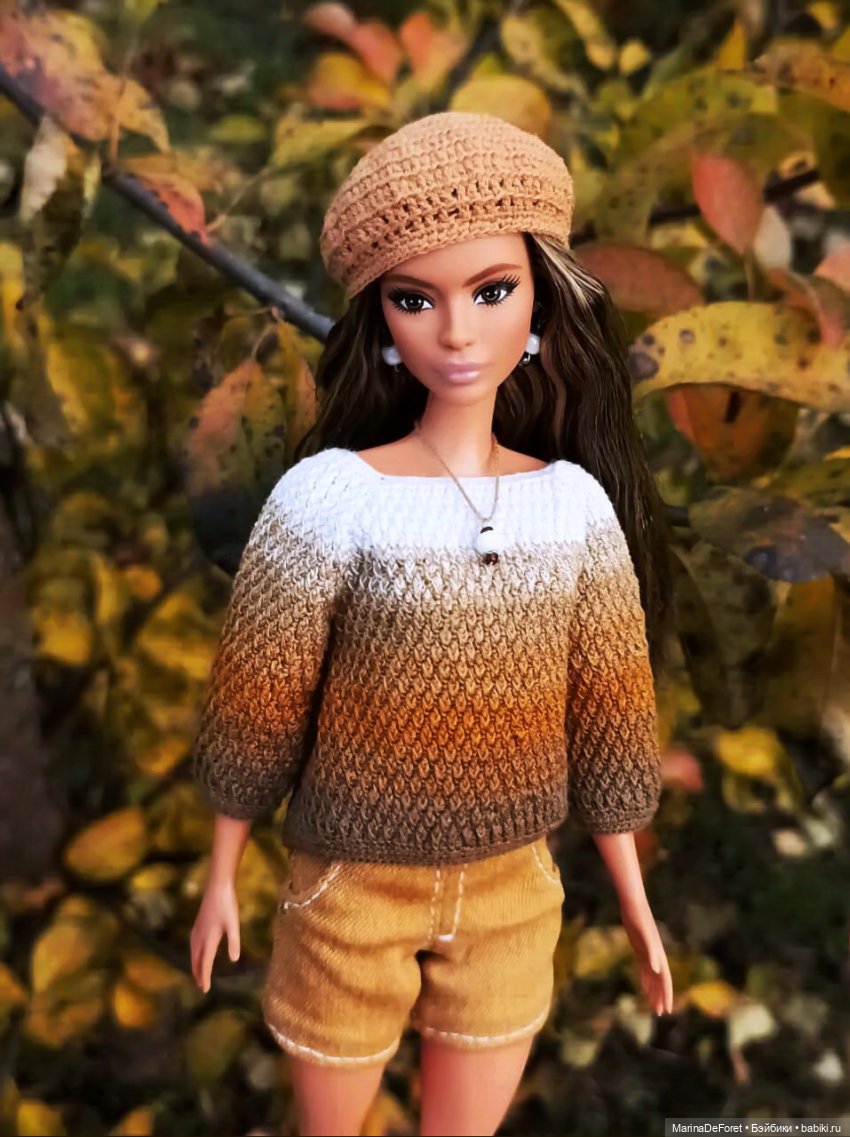 Вязаная одежда для кукол - часть восьмая - осень 2025
