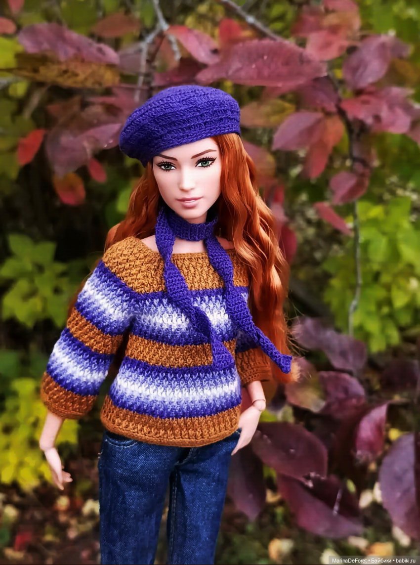 Вязаная одежда для кукол - часть восьмая - осень 2025