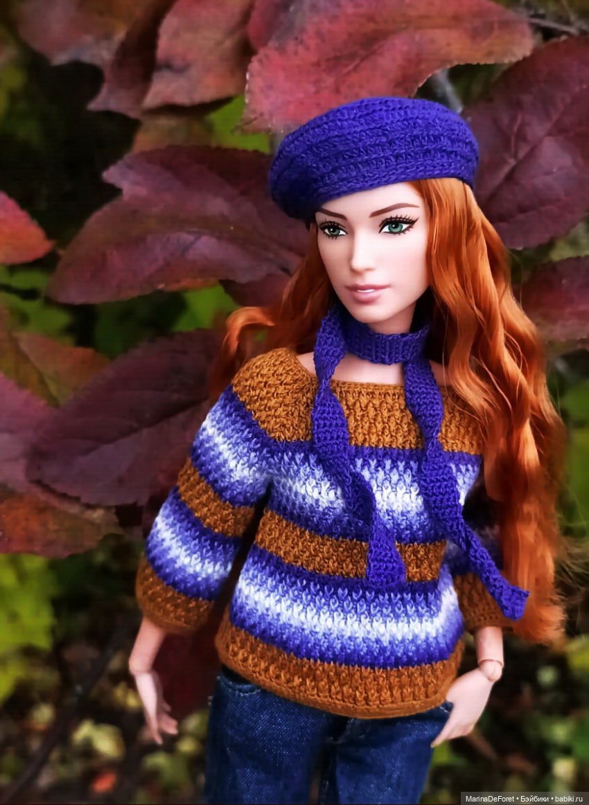 Вязаная одежда для кукол - часть восьмая - осень 2025 (фото 10)