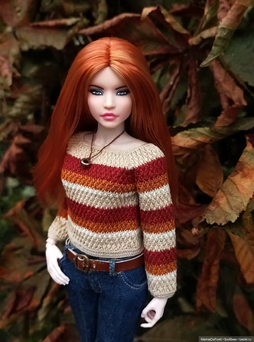 Вязаная одежда для кукол - часть восьмая - осень 2025