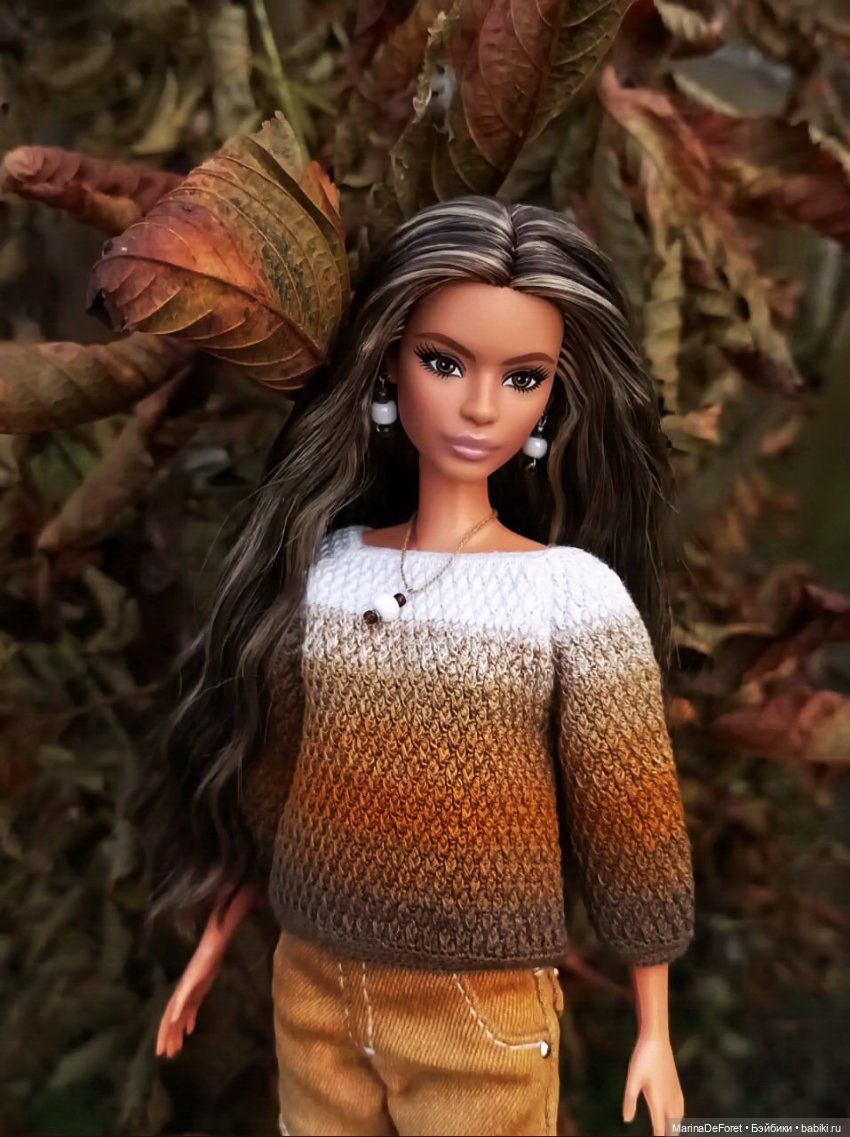 Вязаная одежда для кукол - часть восьмая - осень 2025