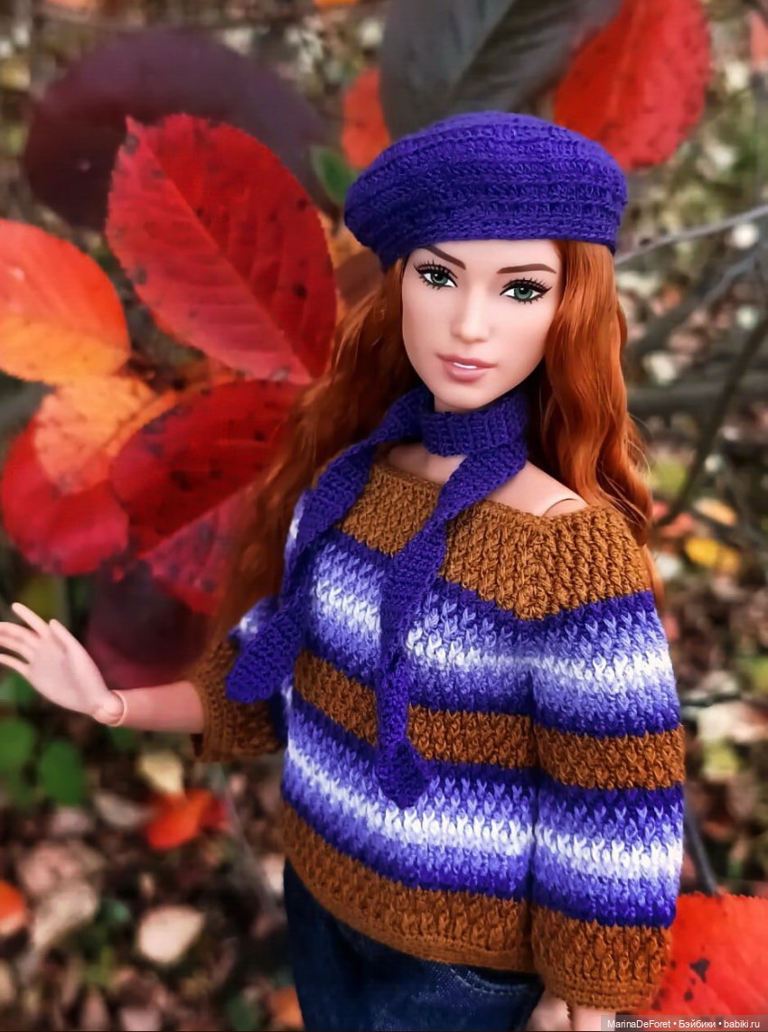 Вязаная одежда для кукол - часть восьмая - осень 2025