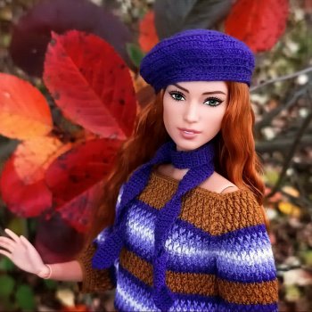 Вязаная одежда для кукол - часть восьмая - осень 2025