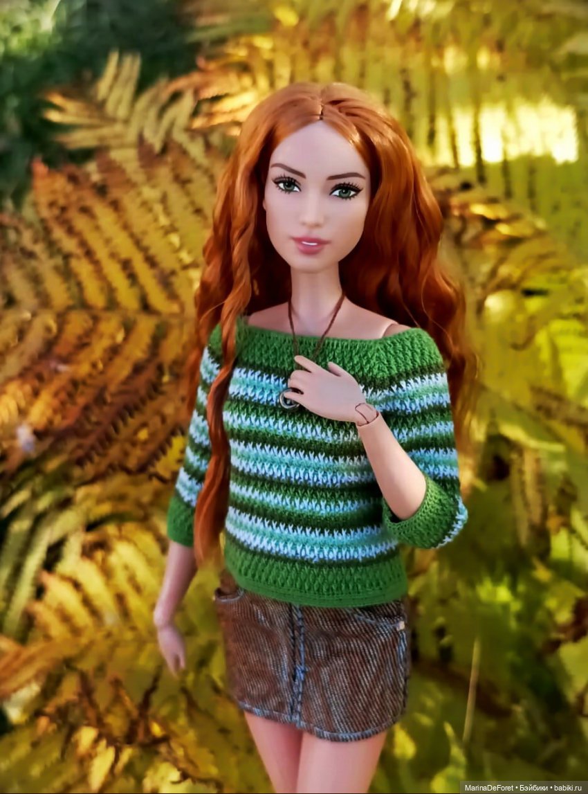 Вязаная одежда для кукол - часть десятая - осень 2025