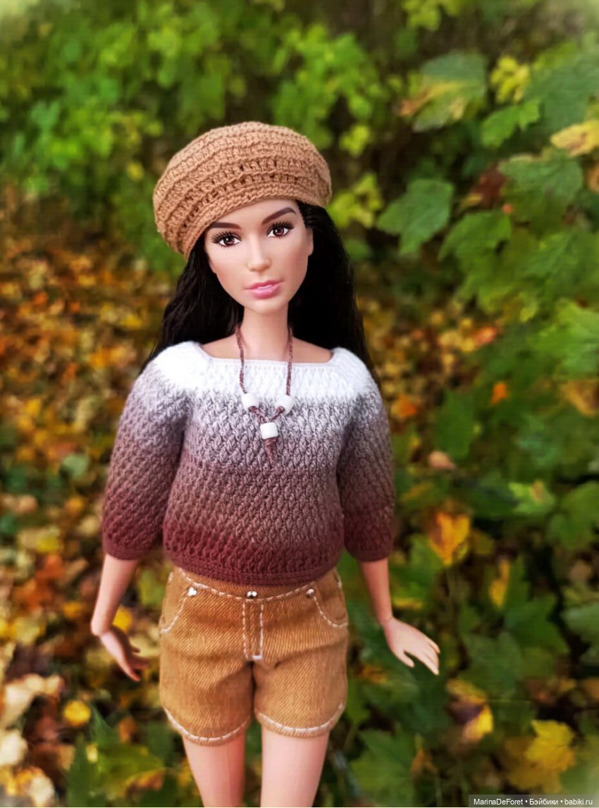 Вязаная одежда для кукол - часть девятая - осень