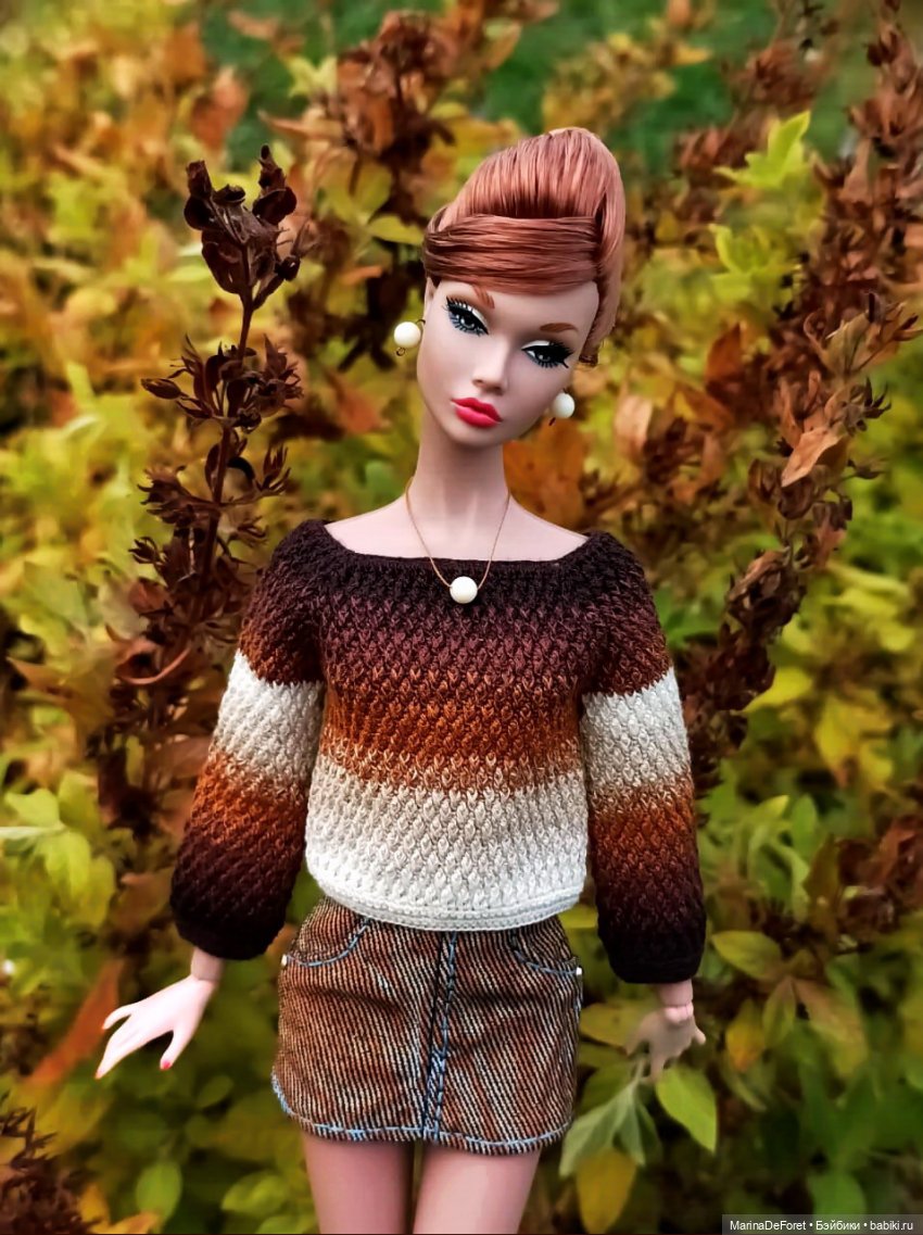 Вязаная одежда для кукол - часть десятая - осень 2025 (фото 3)
