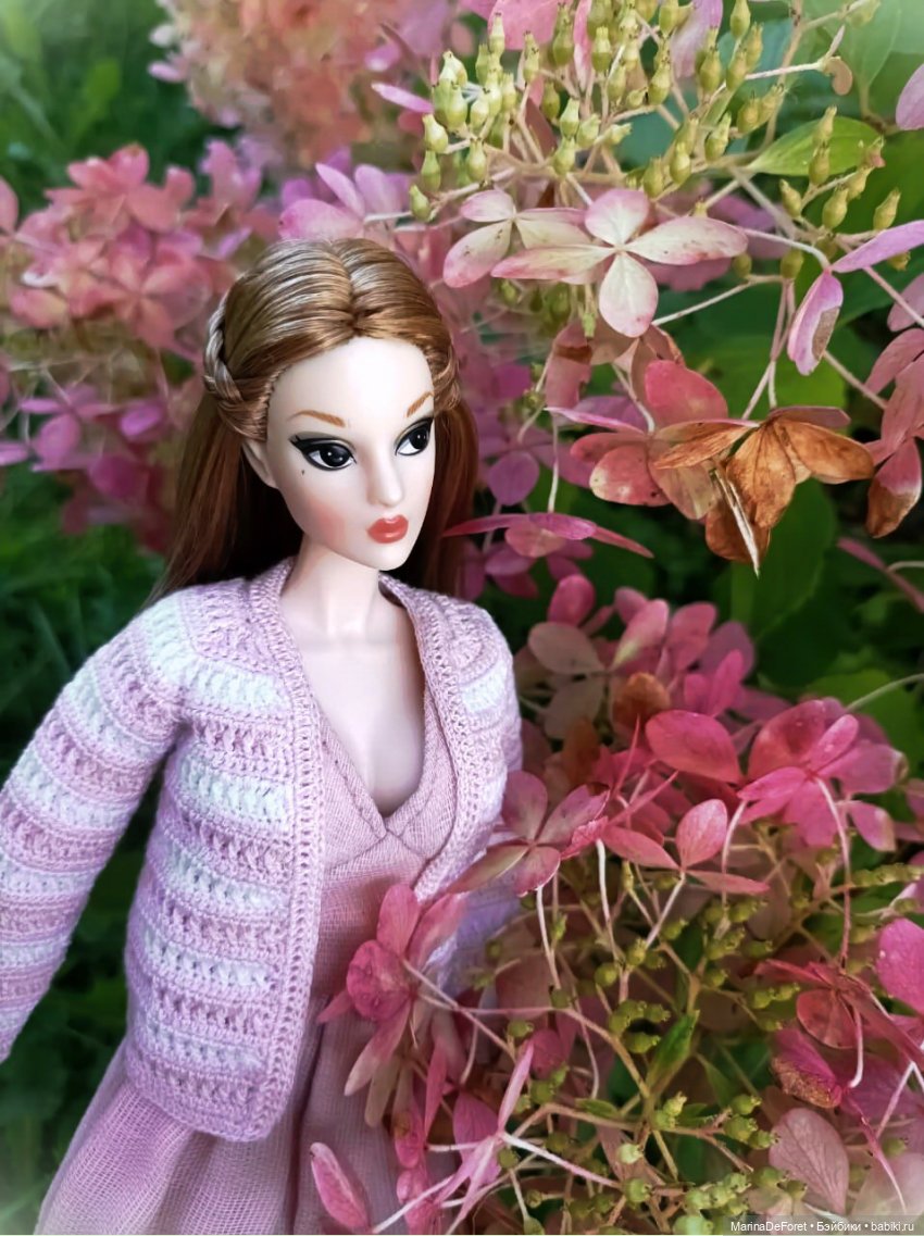 Вязаная одежда для кукол - часть девятая - осень (фото 8)