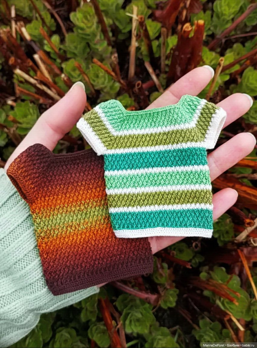 Вязаная одежда для кукол - часть десятая - осень 2025