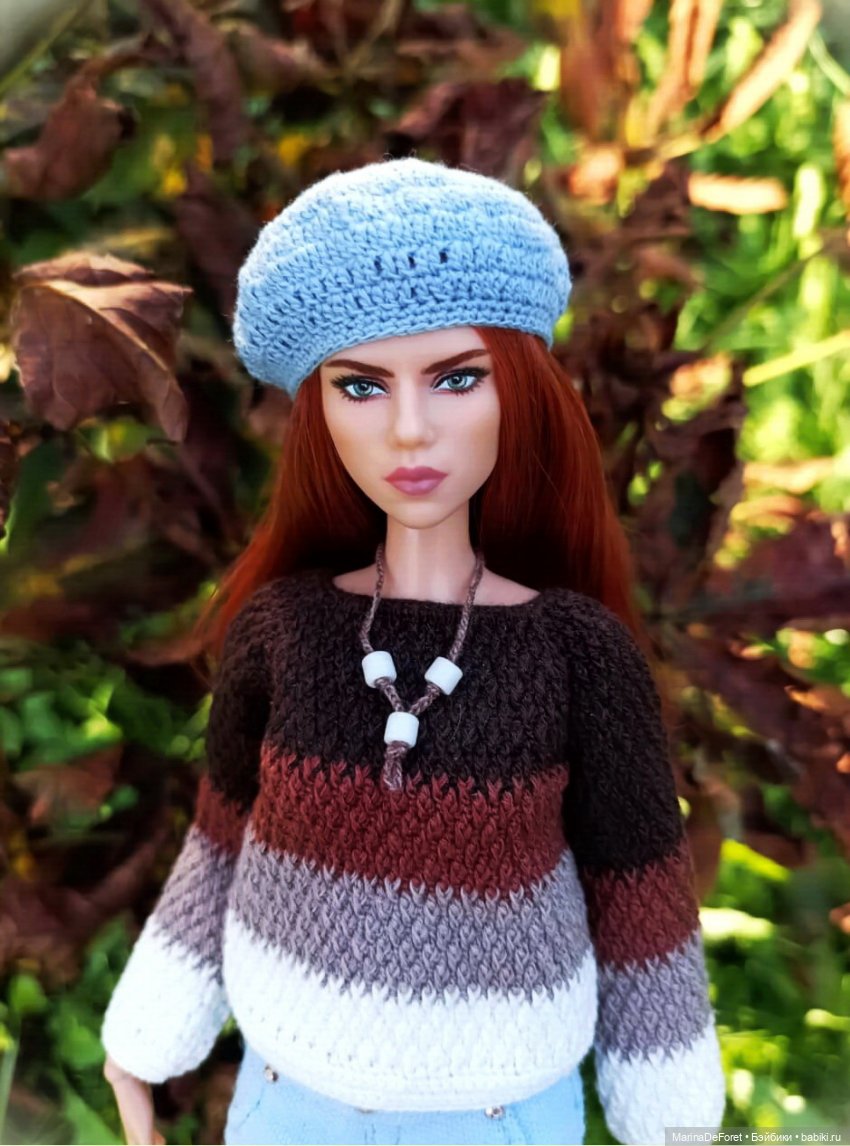 Вязаная одежда для кукол - часть девятая - осень