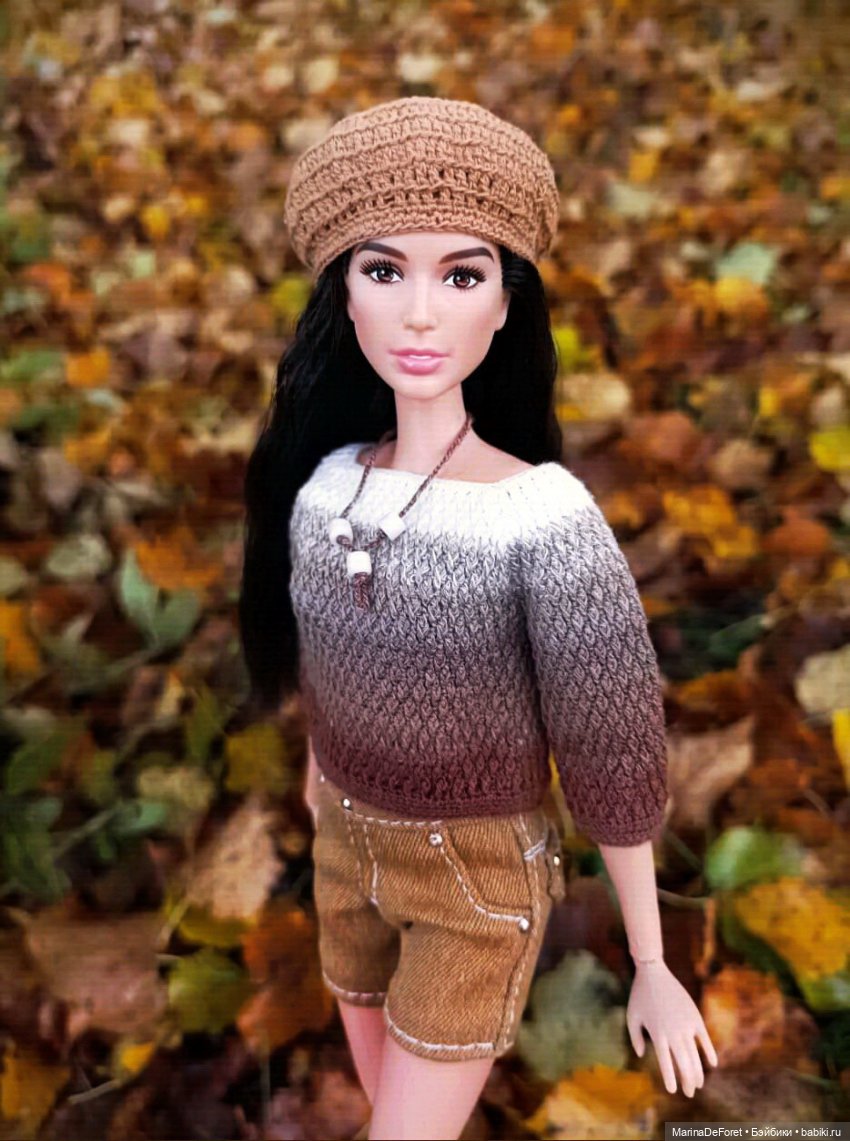 Вязаная одежда для кукол - часть девятая - осень