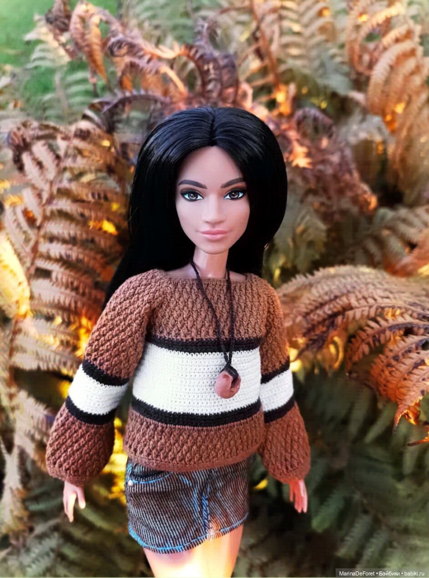 Вязаная одежда для кукол - часть девятая - осень
