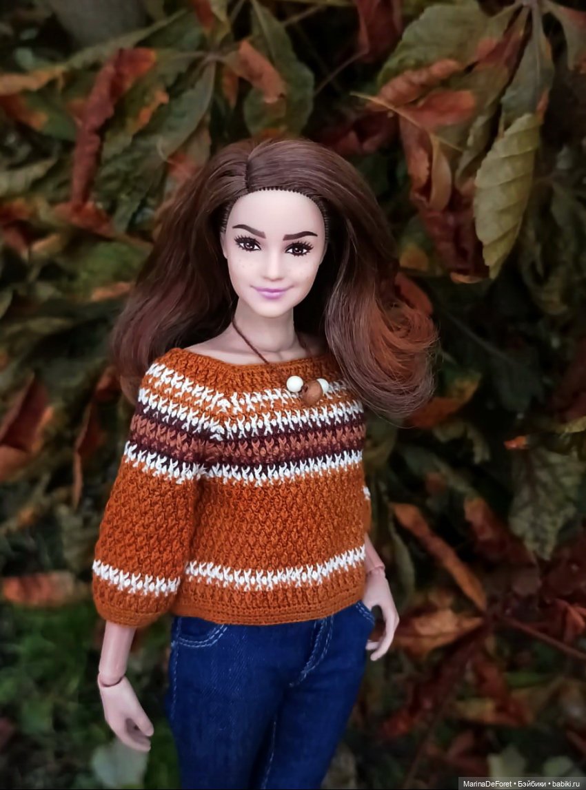Вязаная одежда для кукол - часть десятая - осень 2025