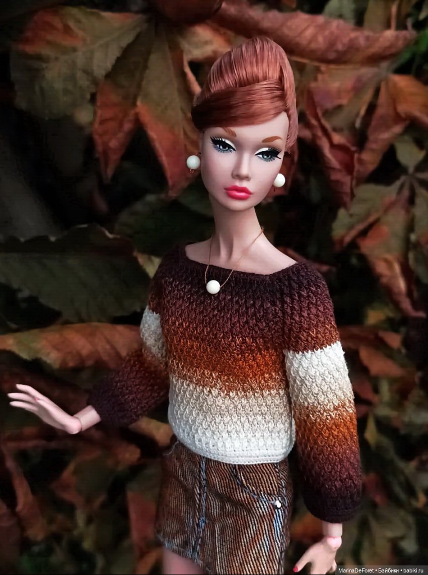 Вязаная одежда для кукол - часть десятая - осень 2025 (фото 8)