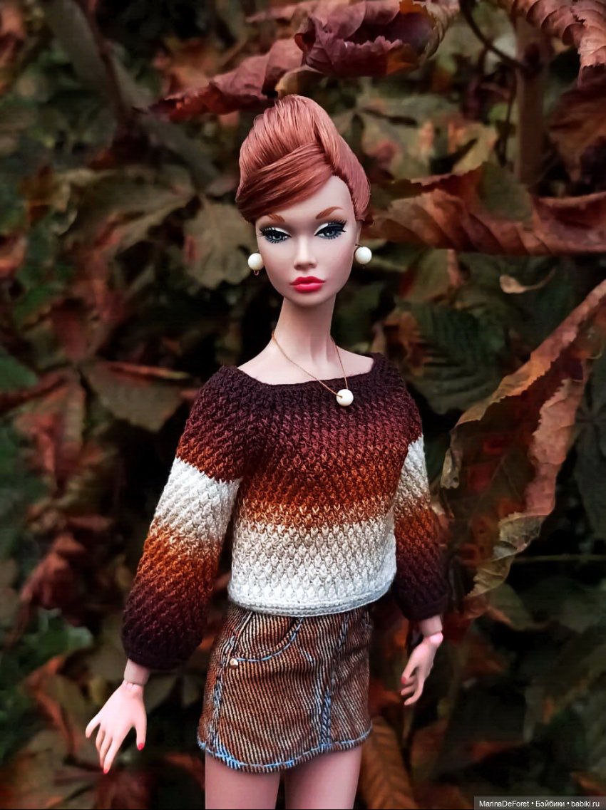 Вязаная одежда для кукол - часть десятая - осень 2025 (фото 4)