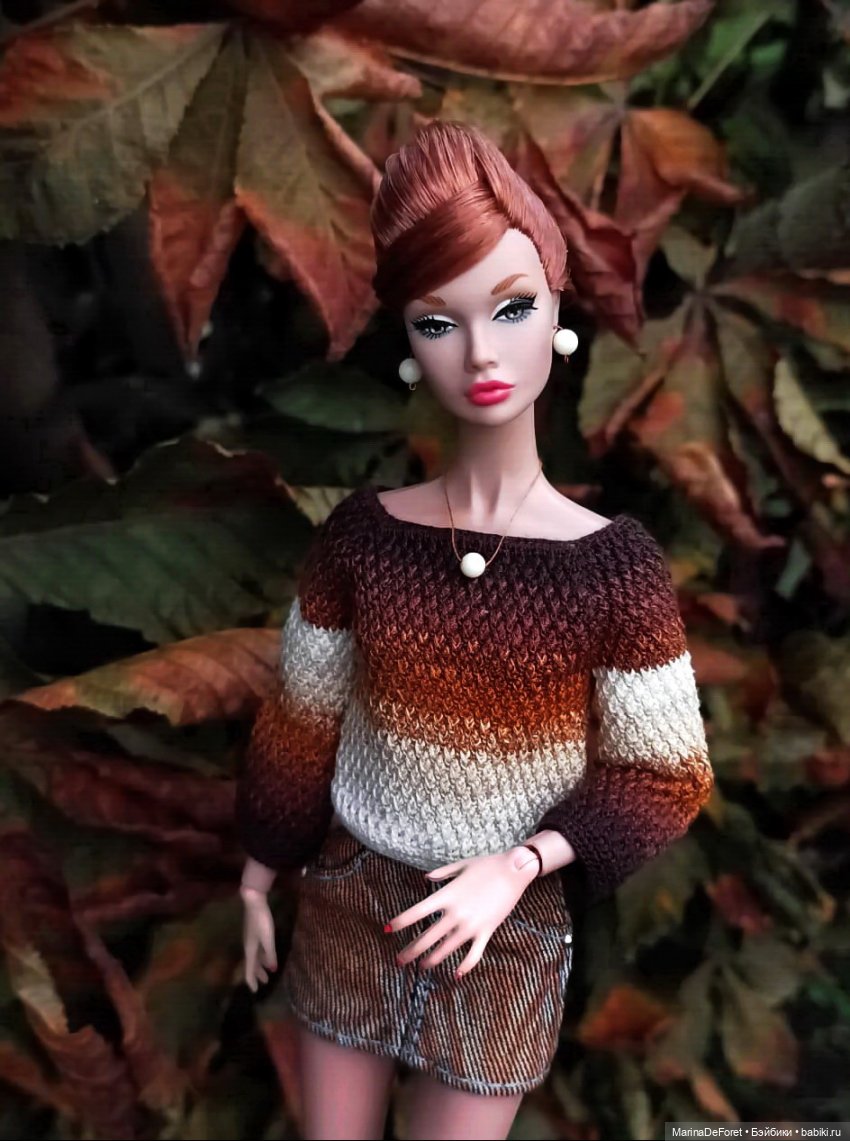 Вязаная одежда для кукол - часть десятая - осень 2025 (фото 5)