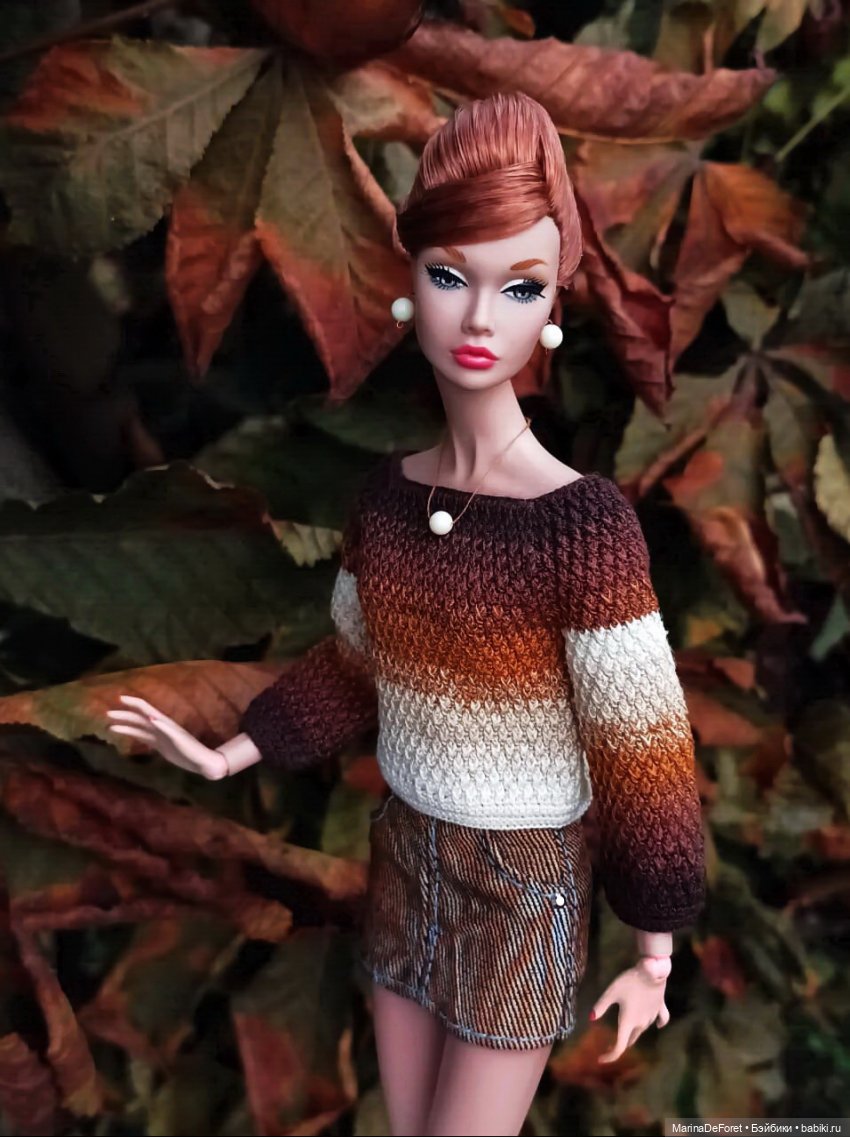 Вязаная одежда для кукол - часть десятая - осень 2025