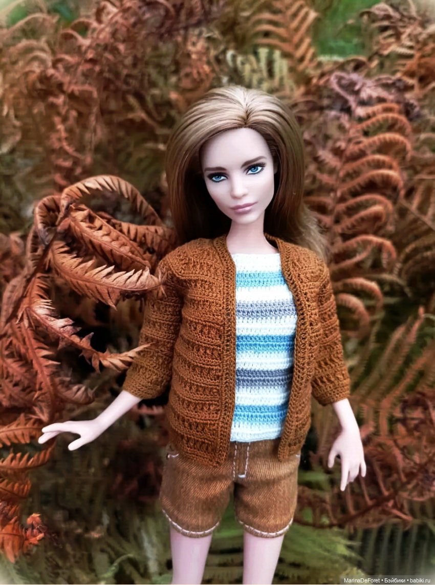 Вязаная одежда для кукол - часть девятая - осень