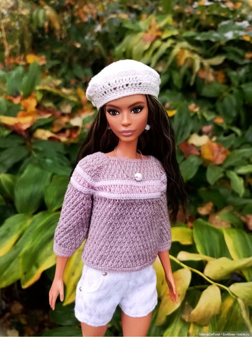 Вязаная одежда для кукол - часть девятая - осень