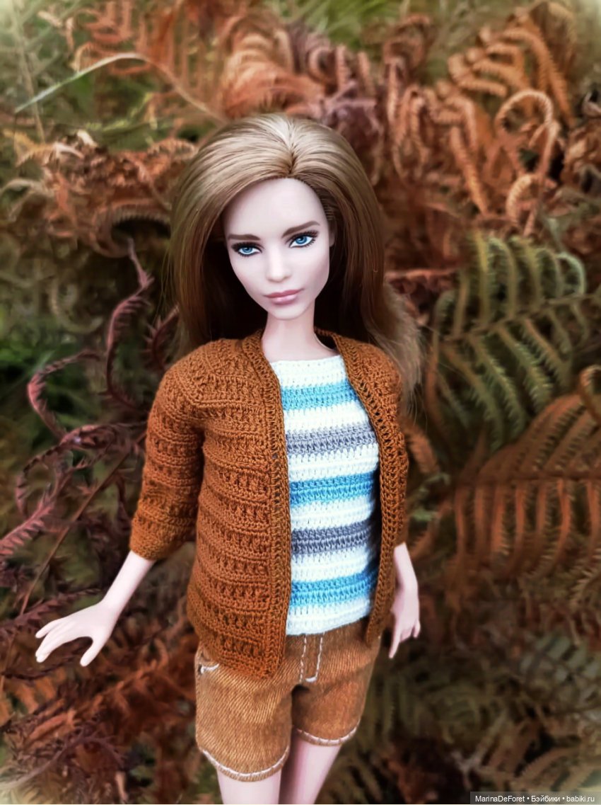 Вязаная одежда для кукол - часть девятая - осень