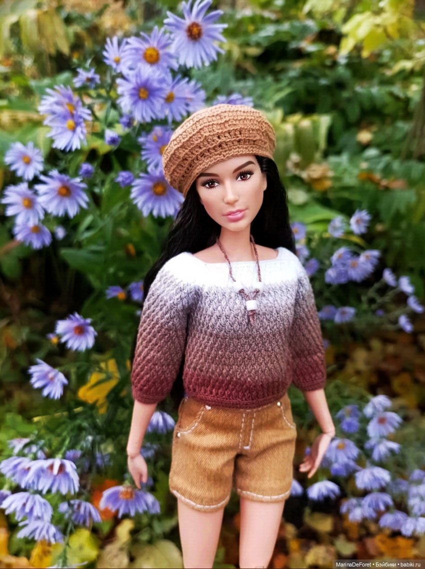 Вязаная одежда для кукол - часть девятая - осень
