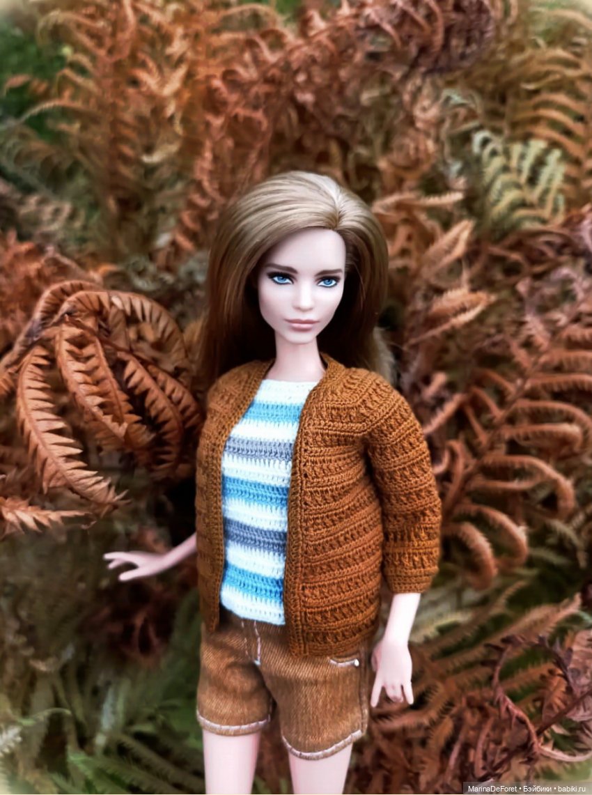 Вязаная одежда для кукол - часть девятая - осень