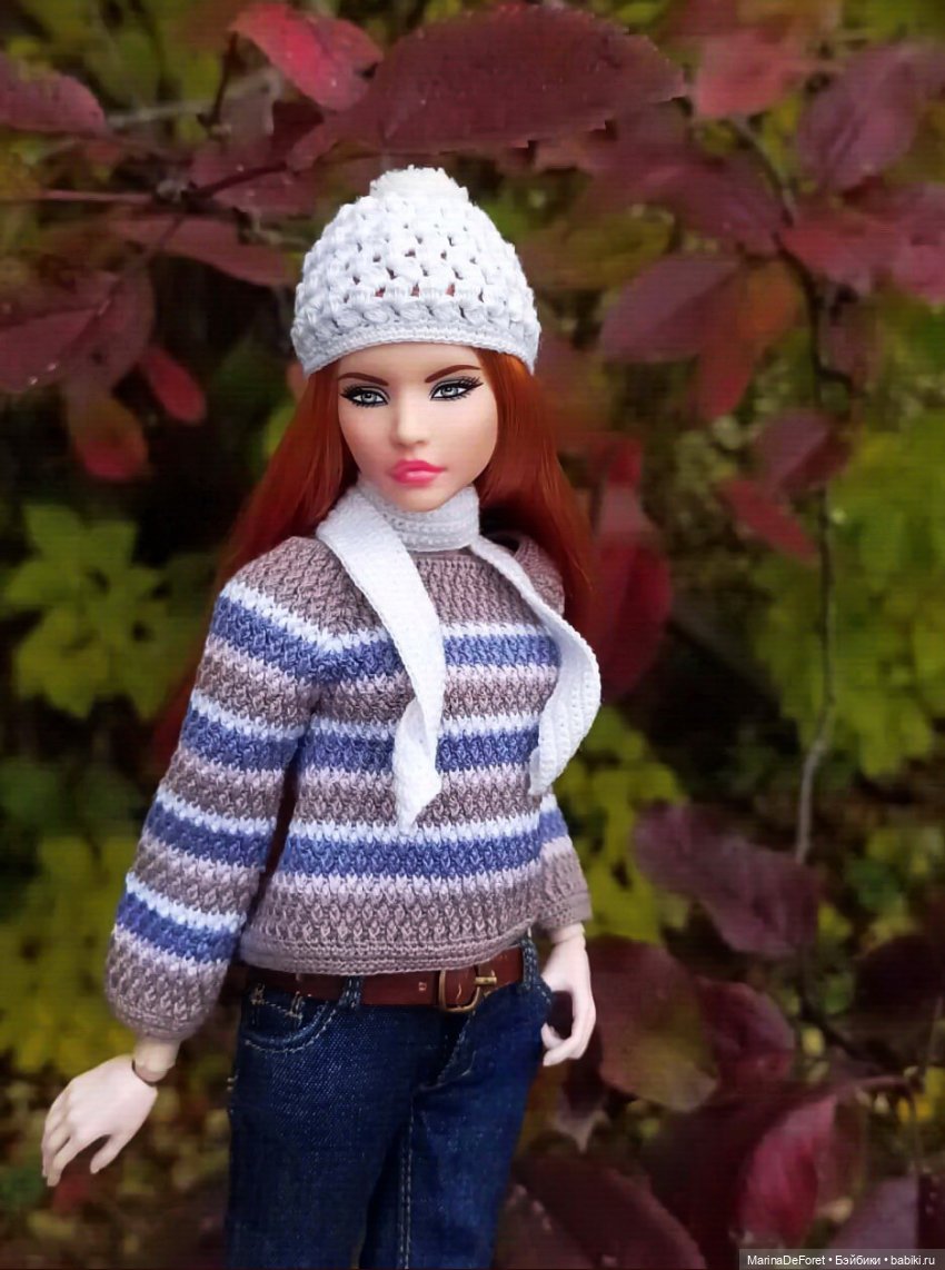 Вязаная одежда для кукол - часть десятая - осень 2025