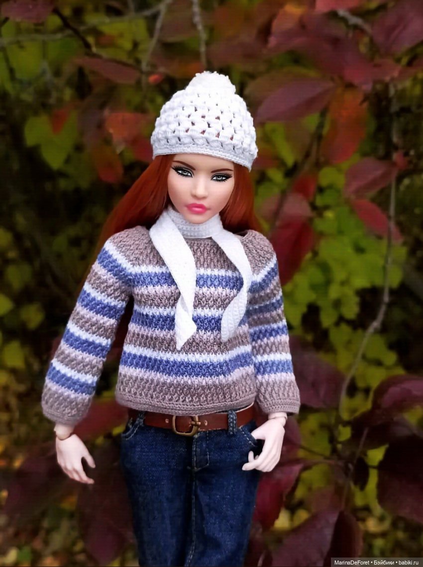 Вязаная одежда для кукол - часть десятая - осень 2025