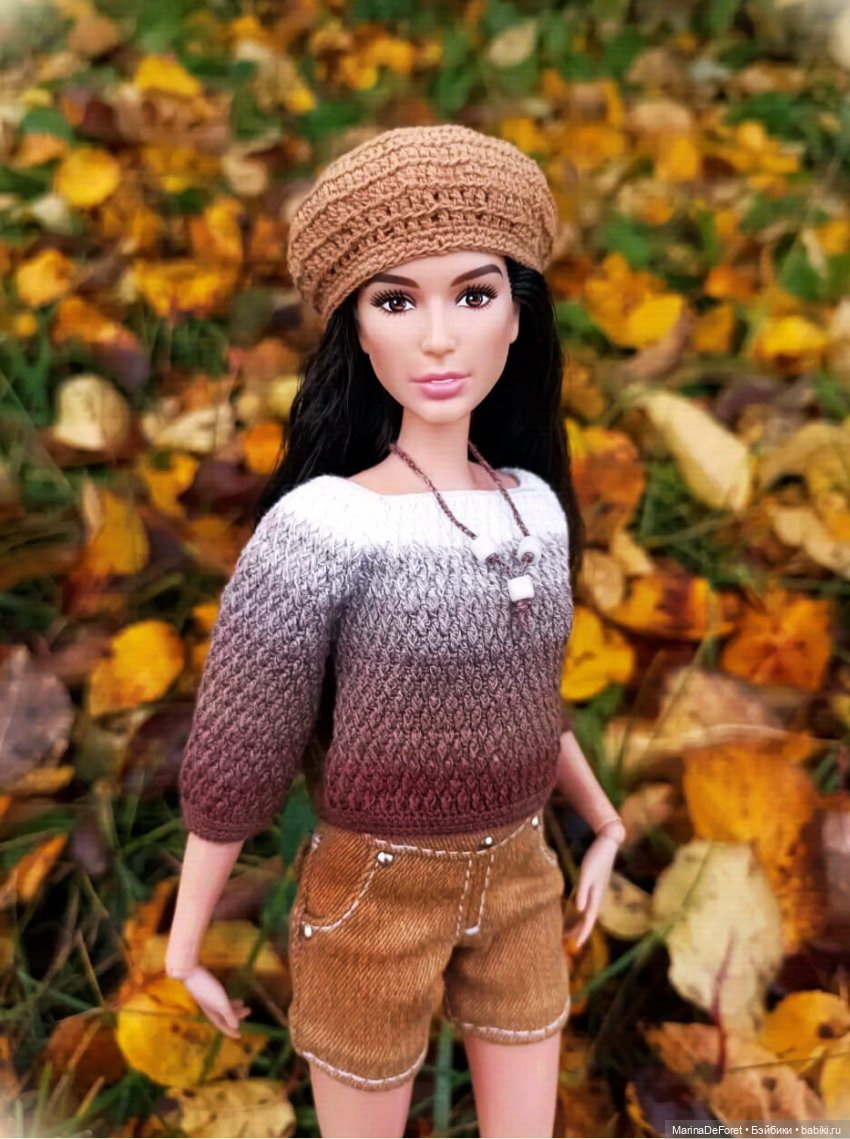 Вязаная одежда для кукол - часть девятая - осень