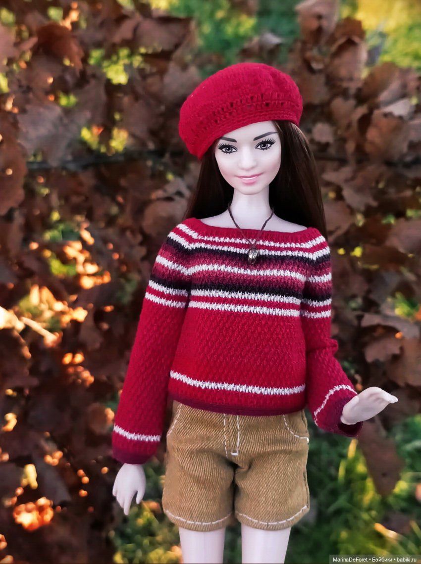 Вязаная одежда для кукол - часть десятая - осень 2025