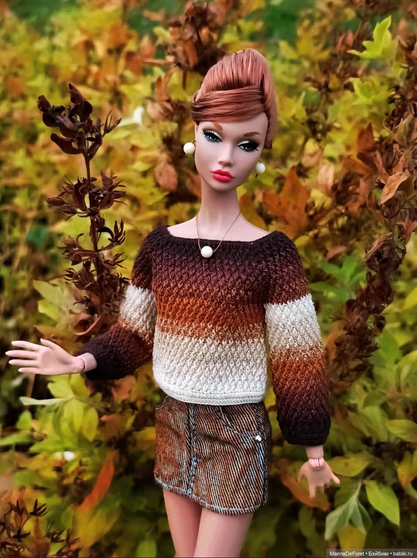 Вязаная одежда для кукол - часть десятая - осень 2025 (фото 6)