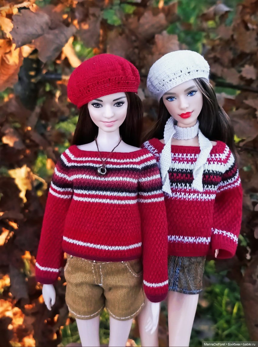 Вязаная одежда для кукол - часть десятая - осень 2025