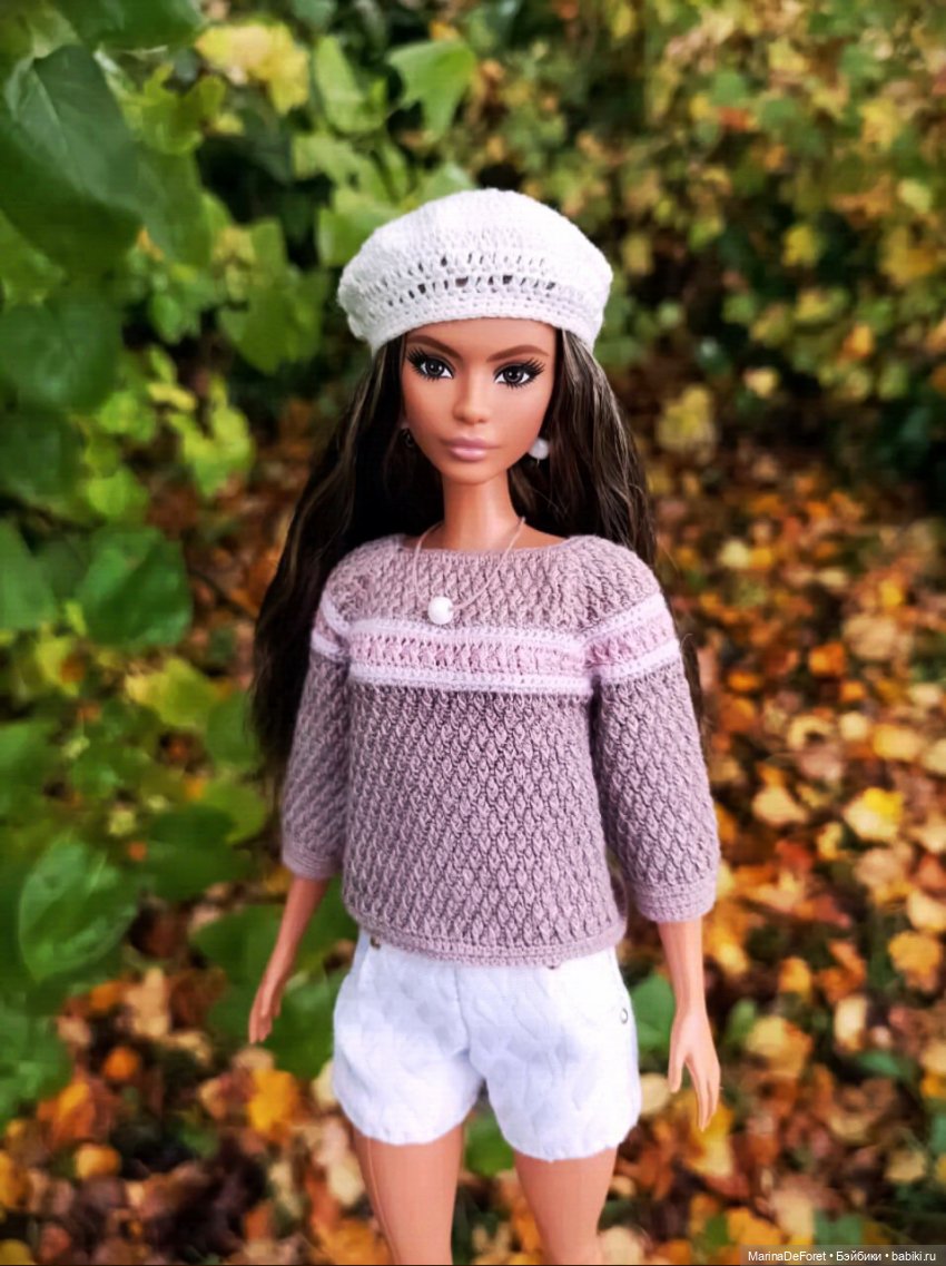 Вязаная одежда для кукол - часть девятая - осень